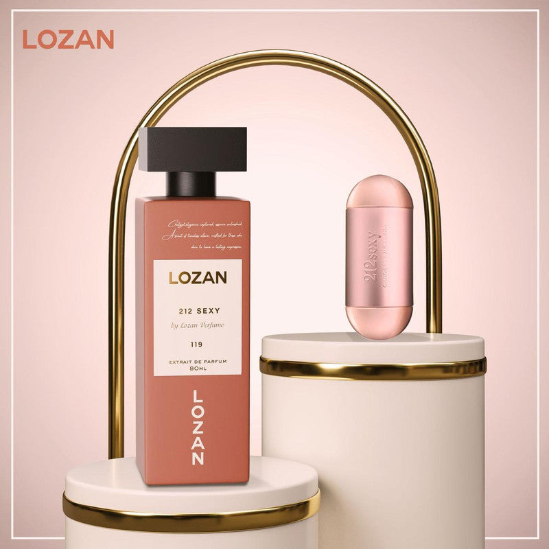 212 Sexy 119 Lozan Perfumes 80Ml