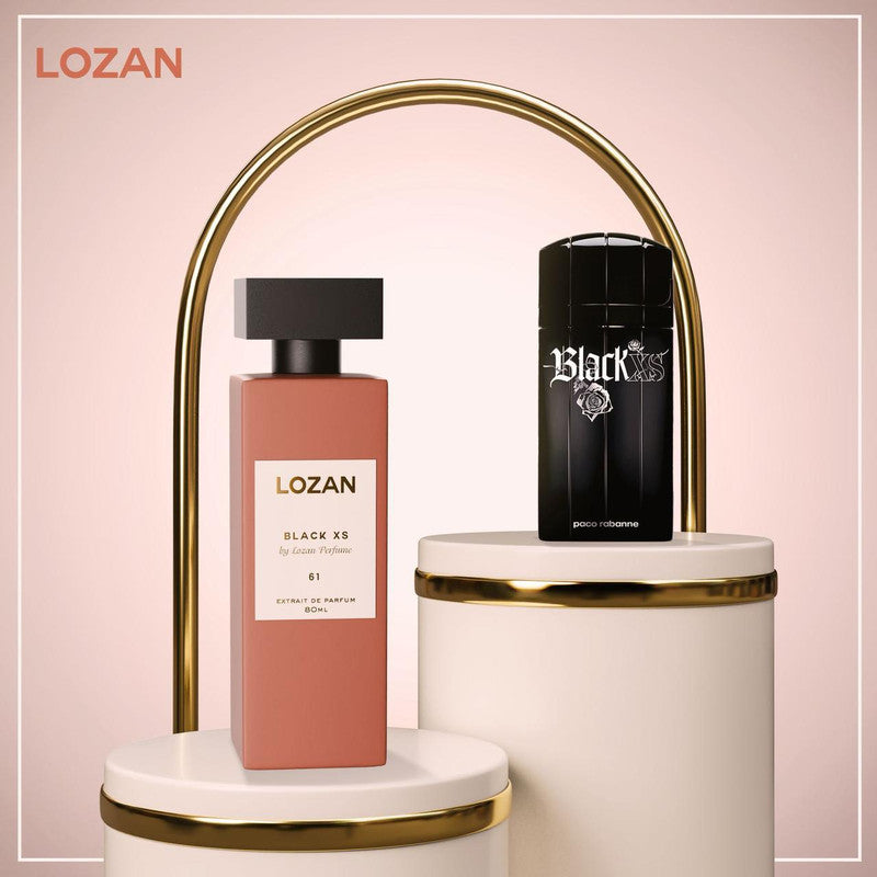 Black Xs 61 Lozan Perfumes 80Ml